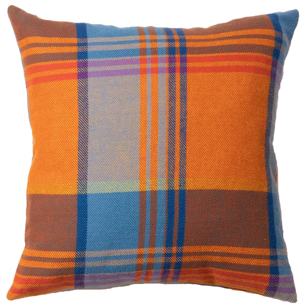Heritage Plaid Wool Pillow Case Faribault Mill