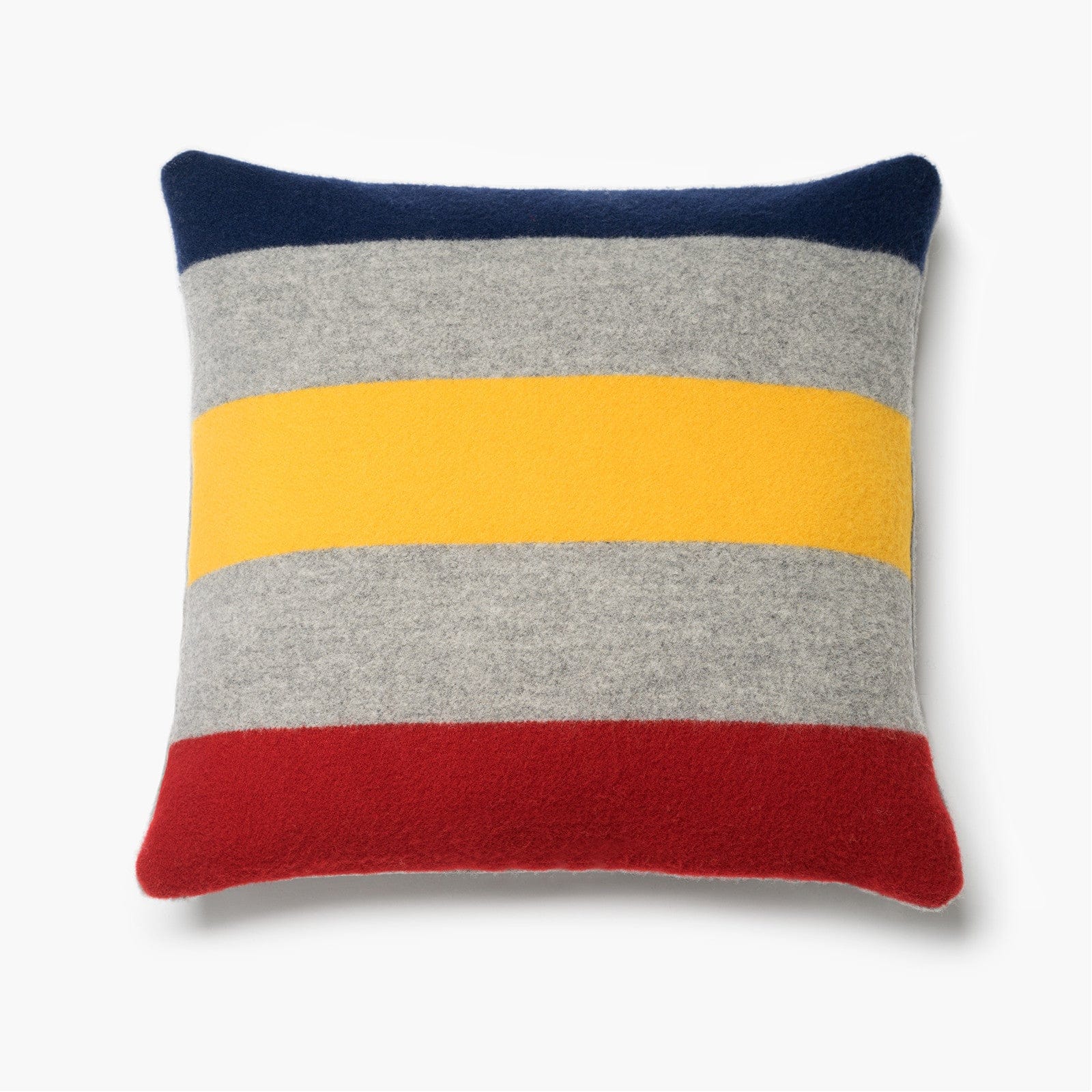 Factory Second Frontier Stripe Wool Pillow Cover Pillow Case 20"x20" Frontier Gray active dry clean only