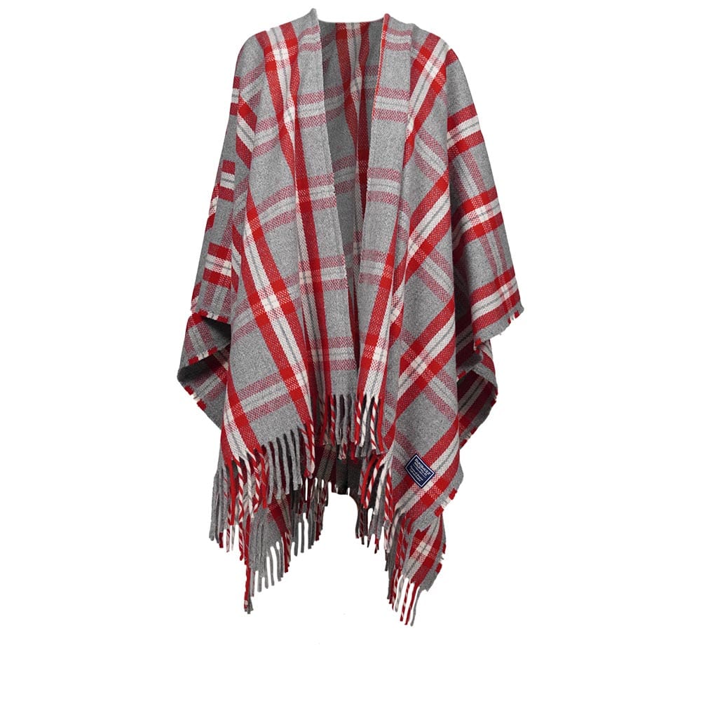 Minnehaha Falls Wool Shawl - Red One Size active Current Dry clean or hand wash Full Price group-gallery Patterns & Plaids