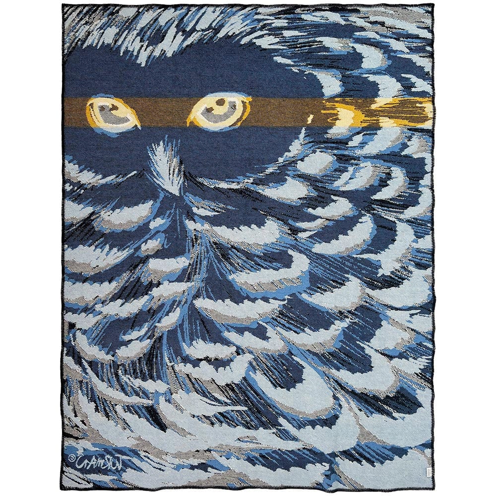 Adam Turman Snowy Owl Wool Throw Blanket active Adam Turman Wool Throw Artist Collection Current Dry clean or hand wash Full Price personalization