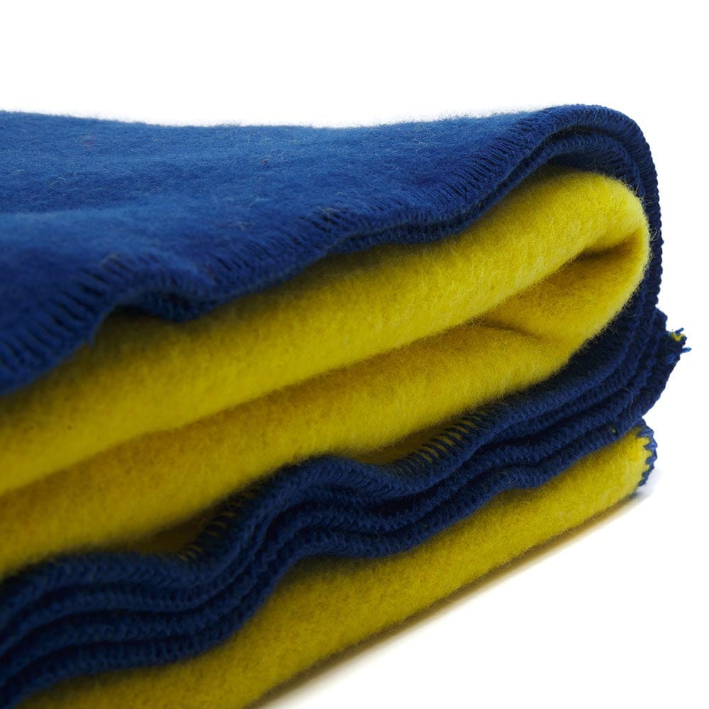 Factory Second Swedish Flag Wool Throw active Dry clean or hand wash Great Flags