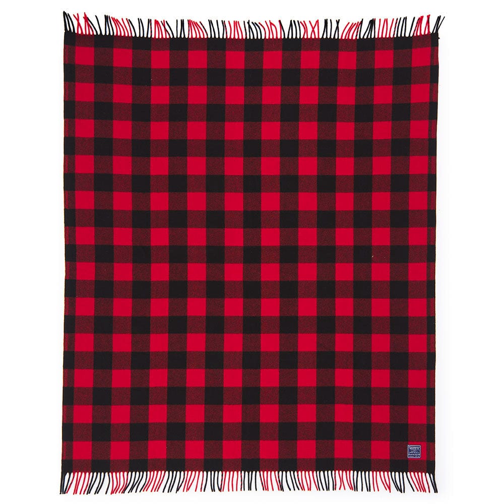 Buffalo Check Wool Throw Blanket - Red active Buffalo Check Wool Throw Current Full Price group-gallery machine washable New Lower Price Patterns & Plaids