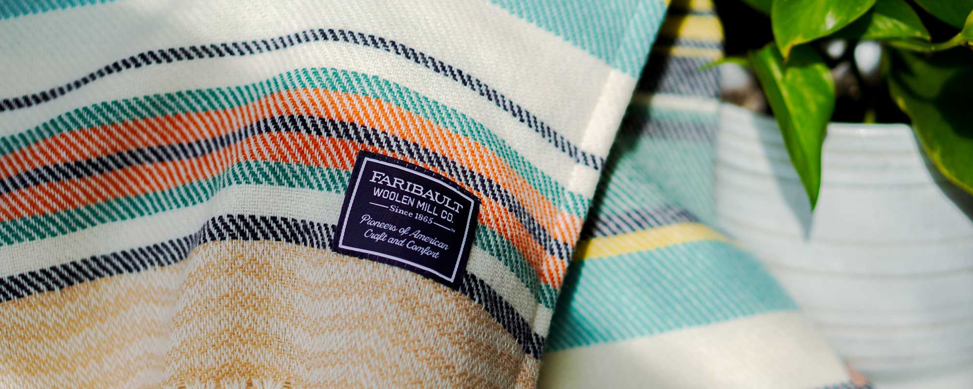New Striped Throw Blankets