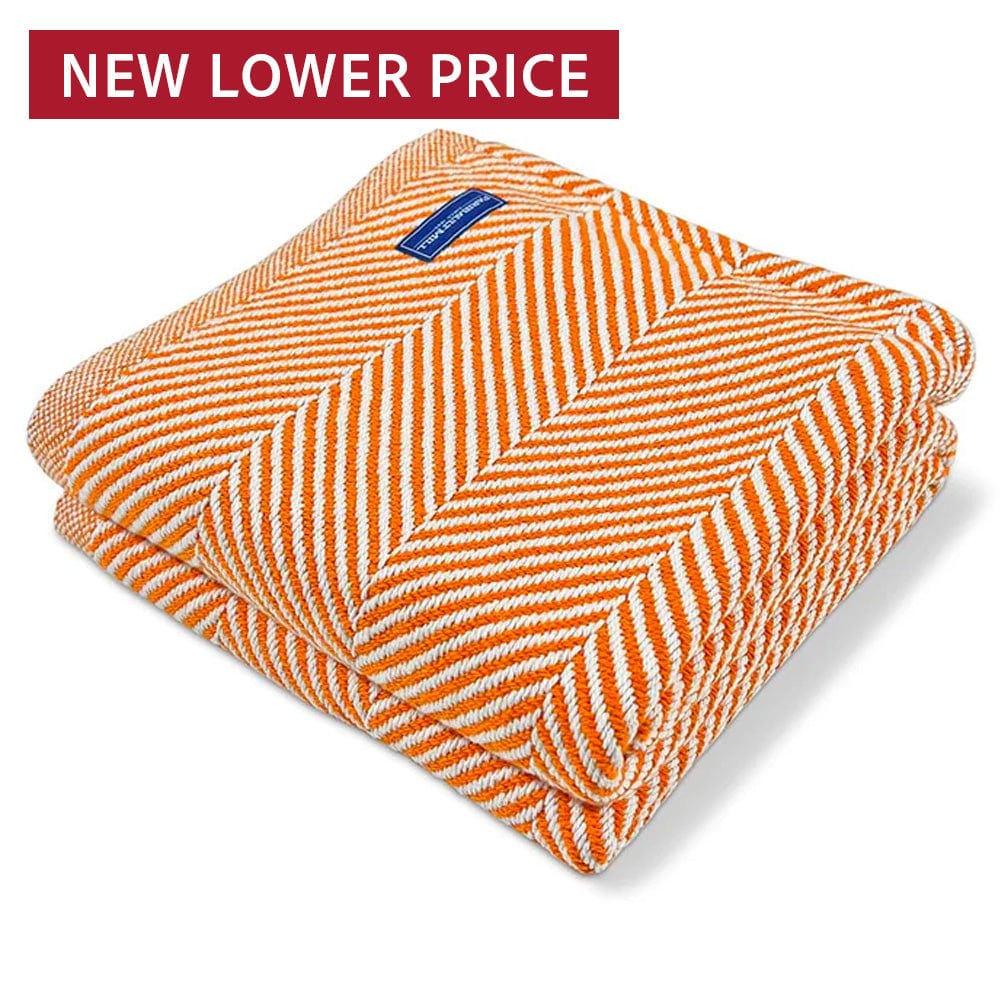 Monhegan Cotton Throw Without Fringe Autumn Fringeless active All Throws Best Seller Cotton Throws Current Full Price FWM group-gallery Herringbone Collection Herringbone Throw machine washable Monhegan Cotton Throw Without Fringe Throws