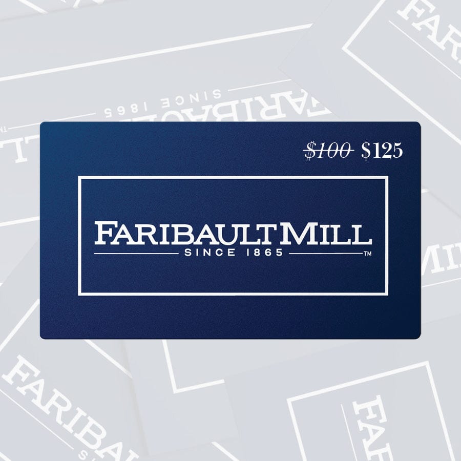 Faribault Mill $125 eGift Card for $100 (The $100 Price is Applied in Checkout) active Current Full Price gift card