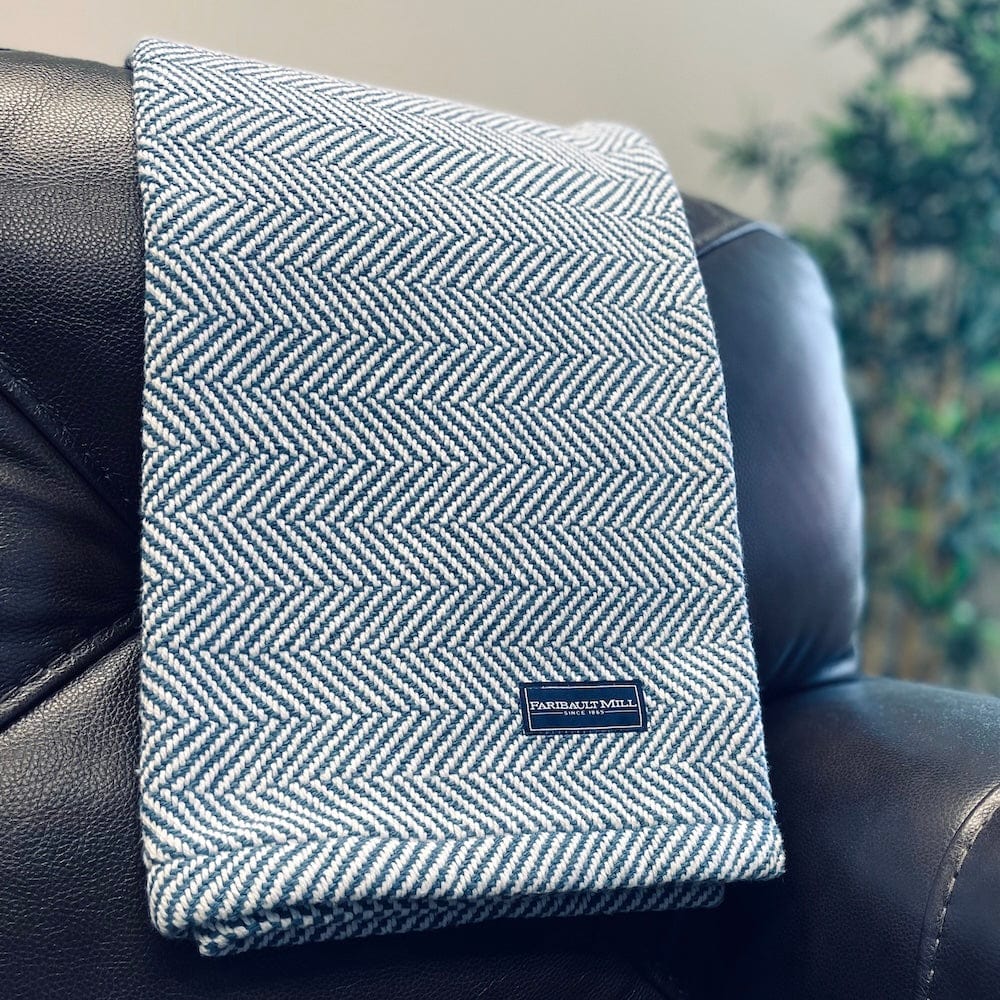Penobscot Cotton Throw - Indigo active Current group-gallery machine washable Penobscot Cotton Throw Sale Stripes