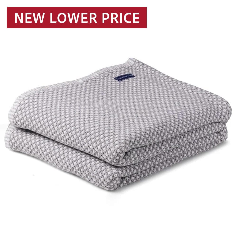 Edgecomb Cotton Blanket Dove Gray active Current Full Full Price group-gallery King machine washable personalization Queen Solids Twin