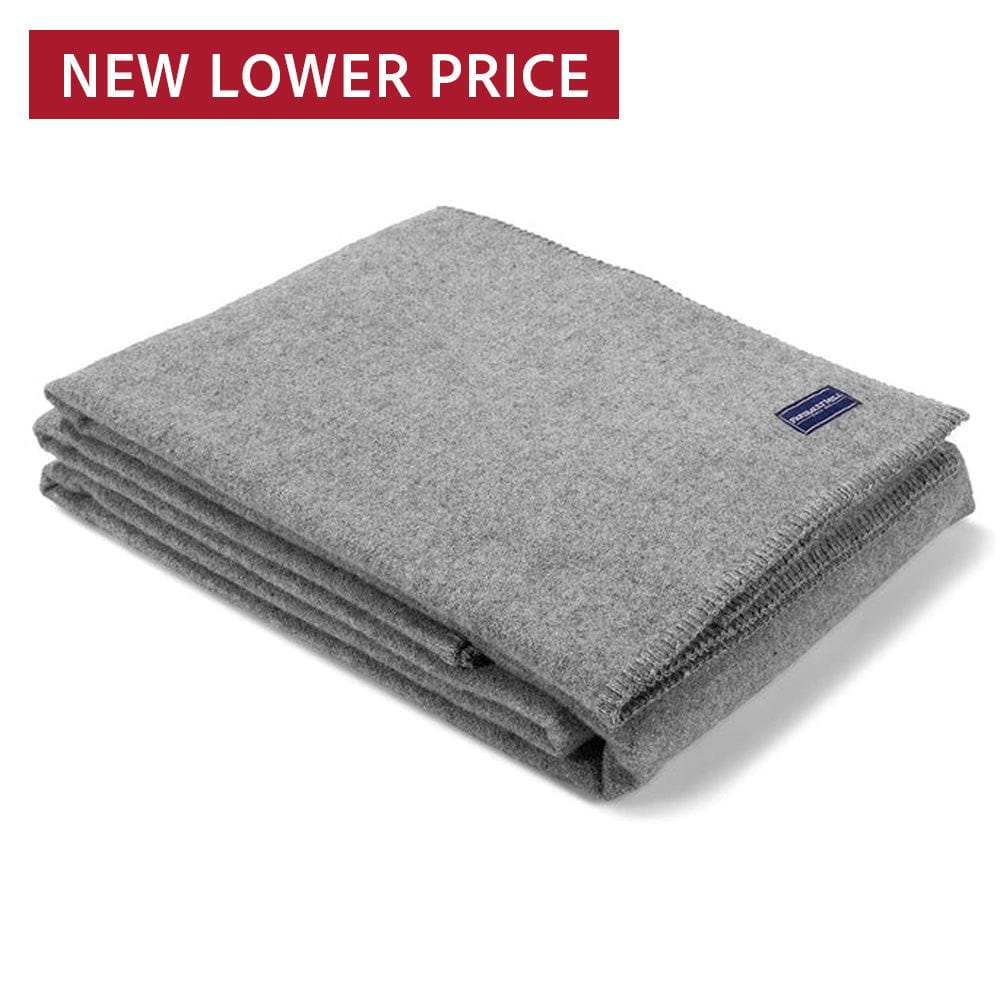Pure & Simple Wool Blanket Light Heather Gray active Current Full Full Price group-gallery King machine washable Pure & Simple Wool Blanket Queen Solids Twin