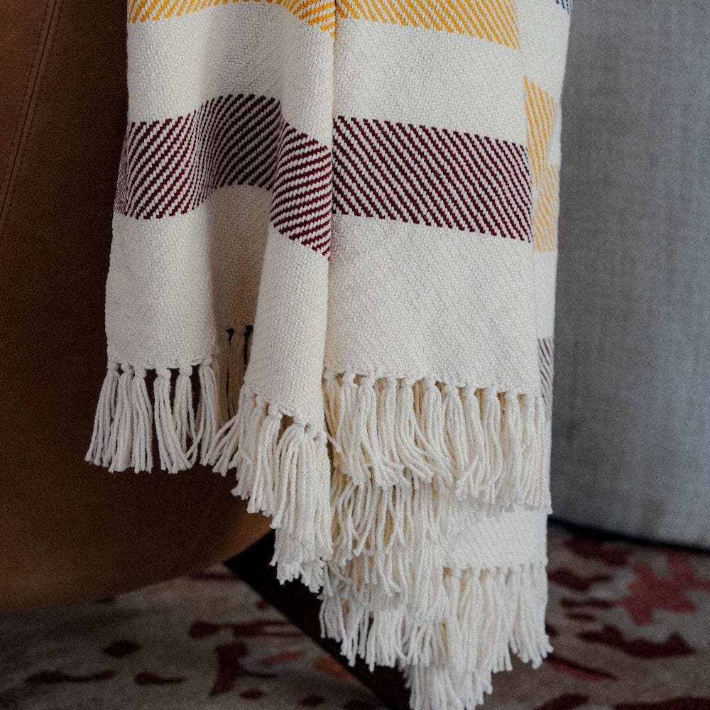 Frontier Cotton Throw active Current Full Price machine washable New Lower Price Stripes