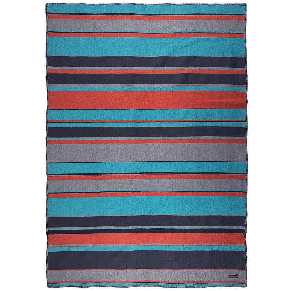 Limited Edition 4 Color Stripe Cotton Throw active Lakes & Maps machine washable Sale