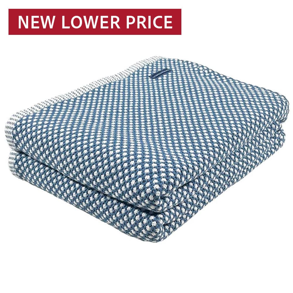 Edgecomb Cotton Blanket French Blue active Current Full Full Price group-gallery King machine washable personalization Queen Solids Twin
