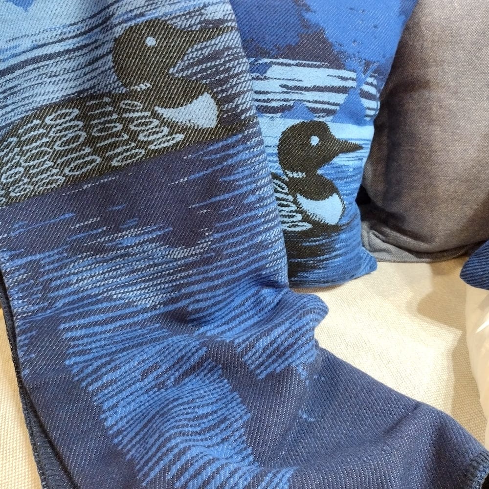 Adam Turman Loon Throw active Adam Turman Wool Throw Artist Collection Current Dry clean or hand wash Full Price personalization