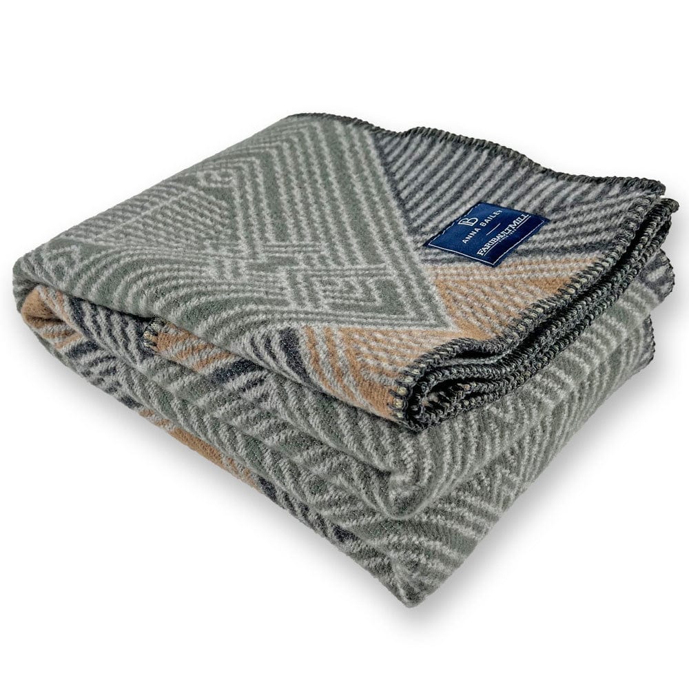 Anna Bailey Amity Wool Throw active Anna Bailey Wool Throw Artist Collection Current Dry clean or hand wash Full Price