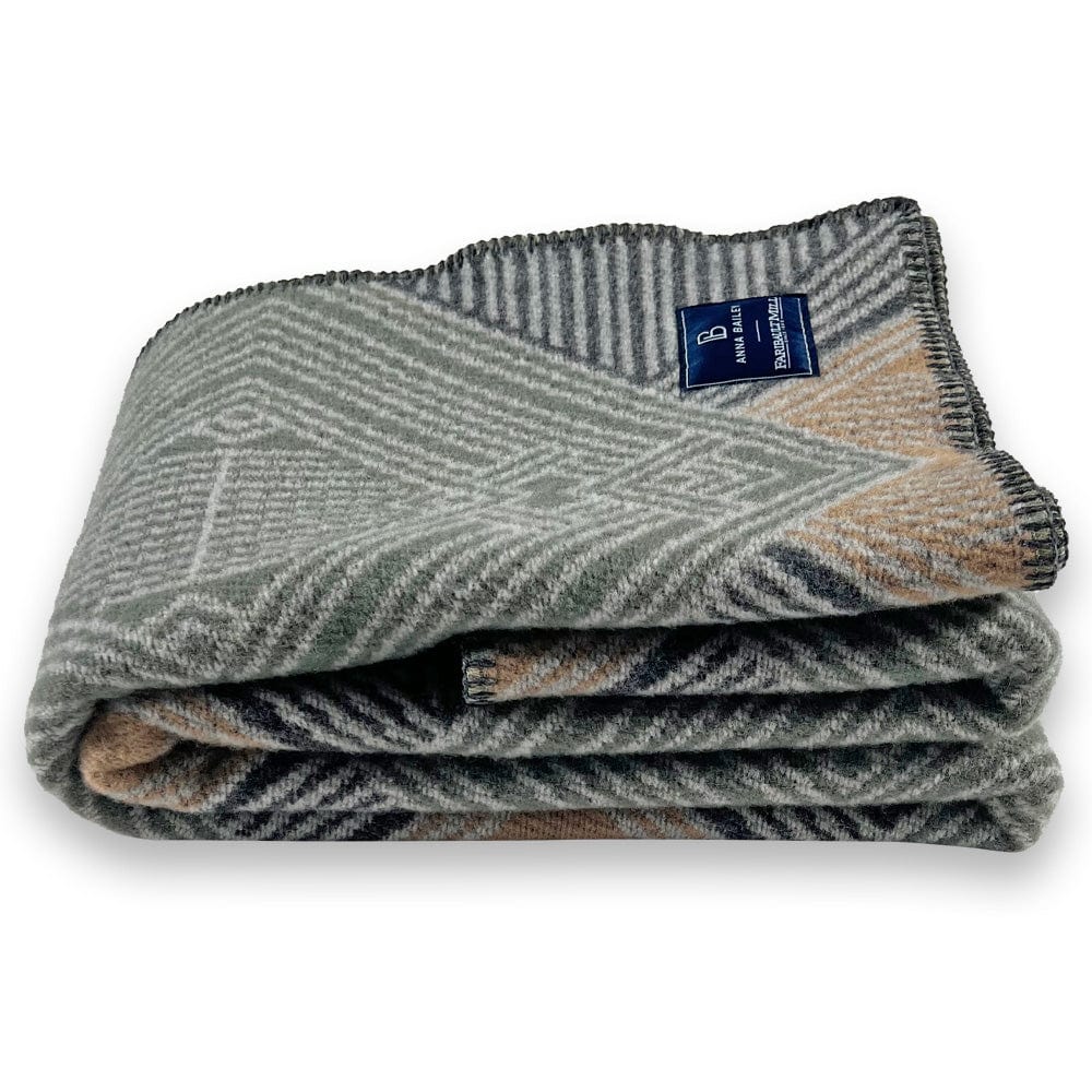 Anna Bailey Amity Wool Throw active Anna Bailey Wool Throw Artist Collection Current Dry clean or hand wash Full Price