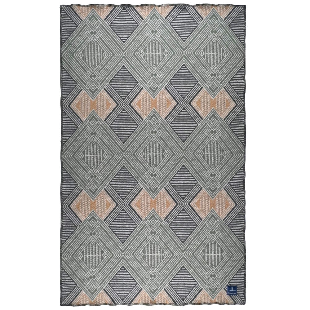 Anna Bailey Amity Wool Throw 48" x 68" active Anna Bailey Wool Throw Artist Collection Current Dry clean or hand wash Full Price
