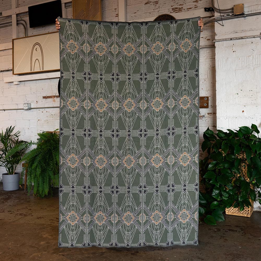 Anna Bailey Ada Wool Throw active Anna Bailey Wool Throw Artist Collection Current Dry clean or hand wash Full Price