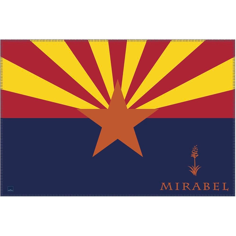 Arizona Flag Wool Throw With Mirabel Logo Arizona Flag active Current Dry clean or hand wash Full Price Great Flags