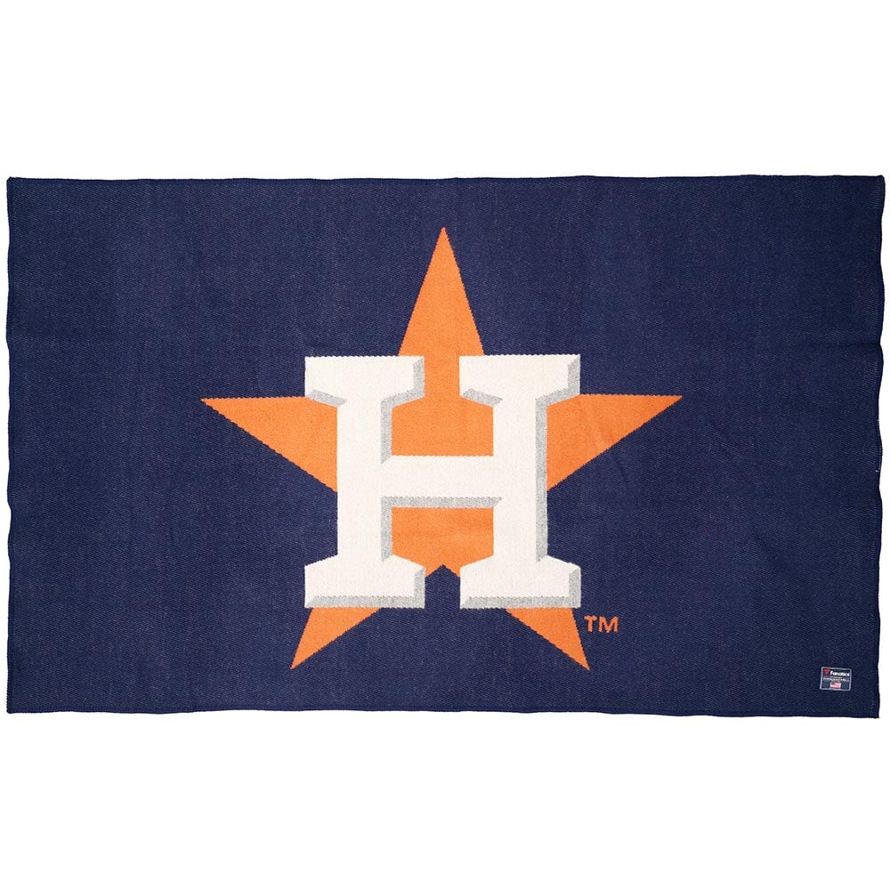 Houston Astros Wool Throw Blanket Navy active Current Dry clean or hand wash Full Price MLB New Lower Price personalization