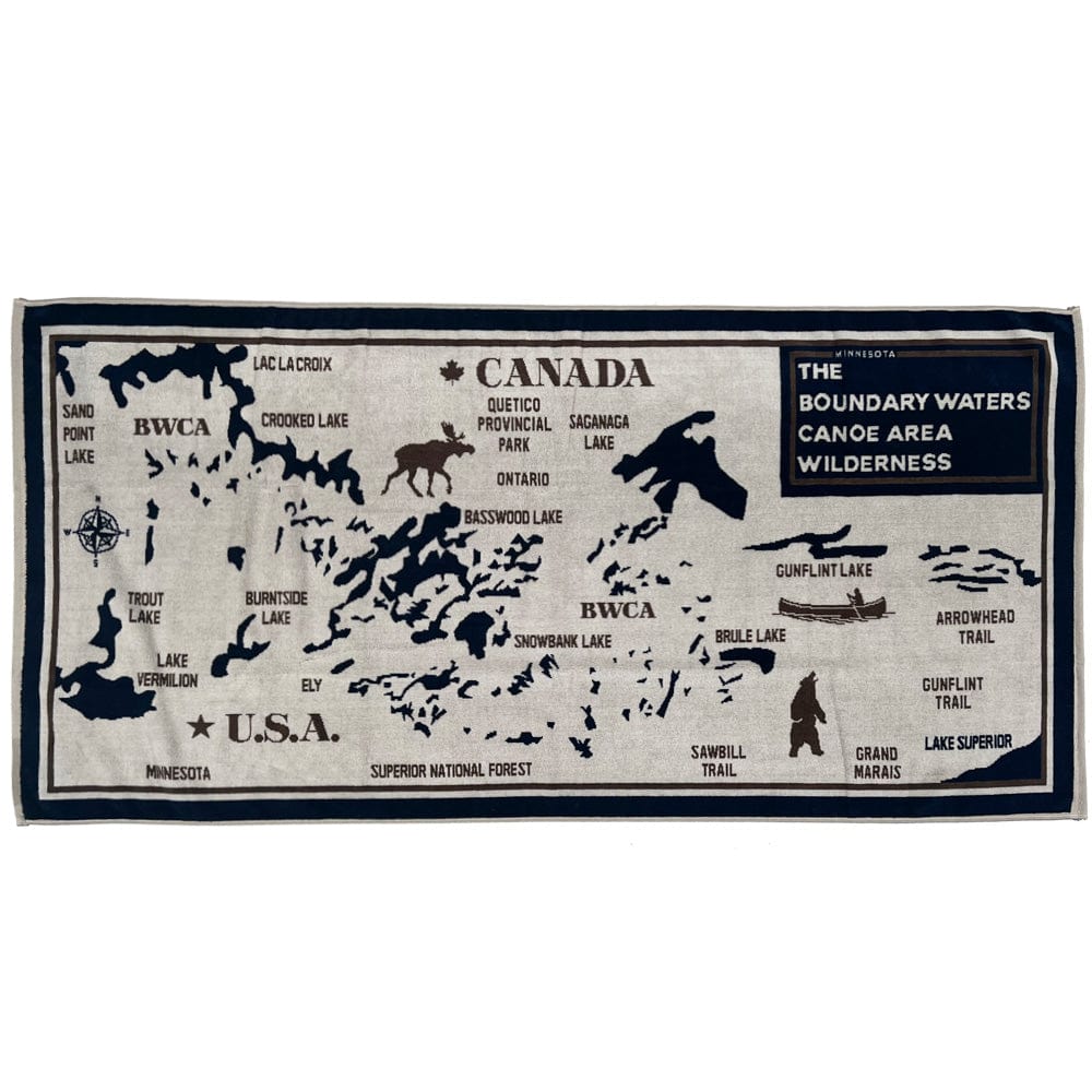 BWCA Map Towel BWCA active Current machine washable New Lower Price Sale