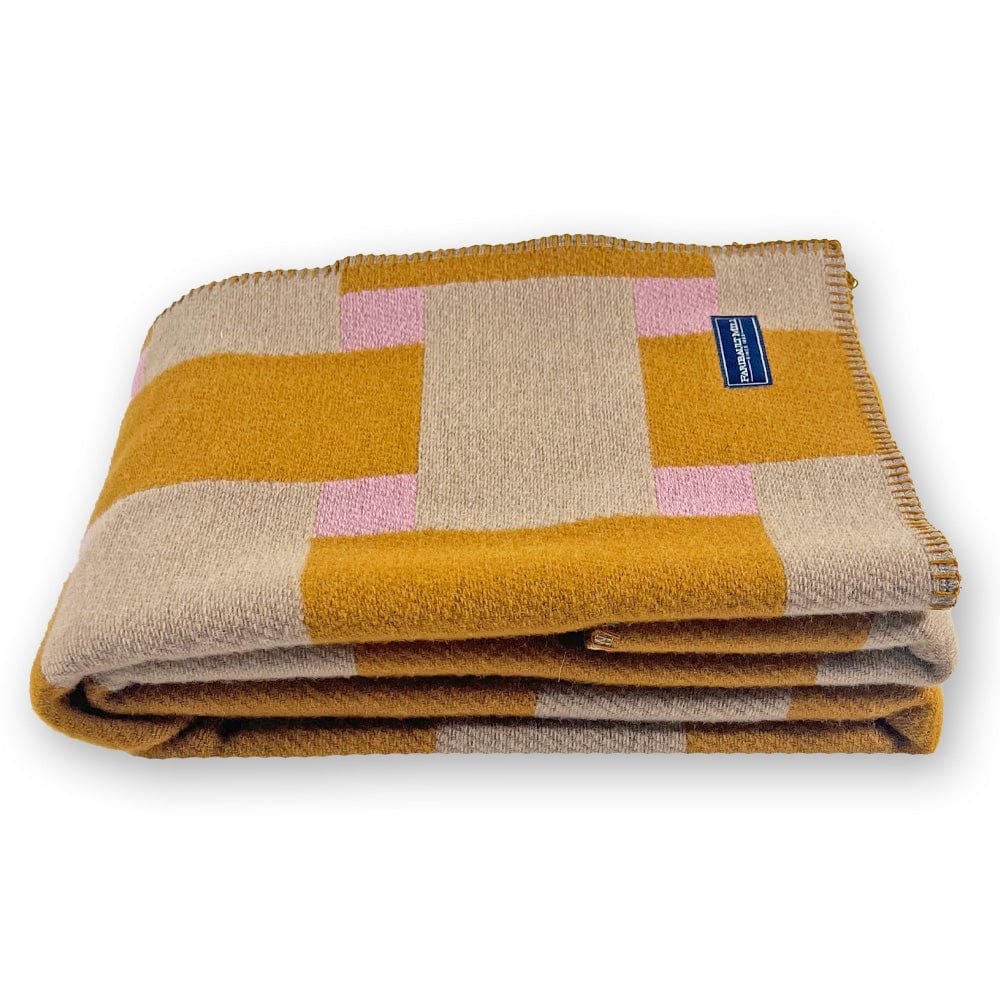Limited Edition Basket Weave Wool Throw active Current Dry clean or hand wash group-gallery Stripes