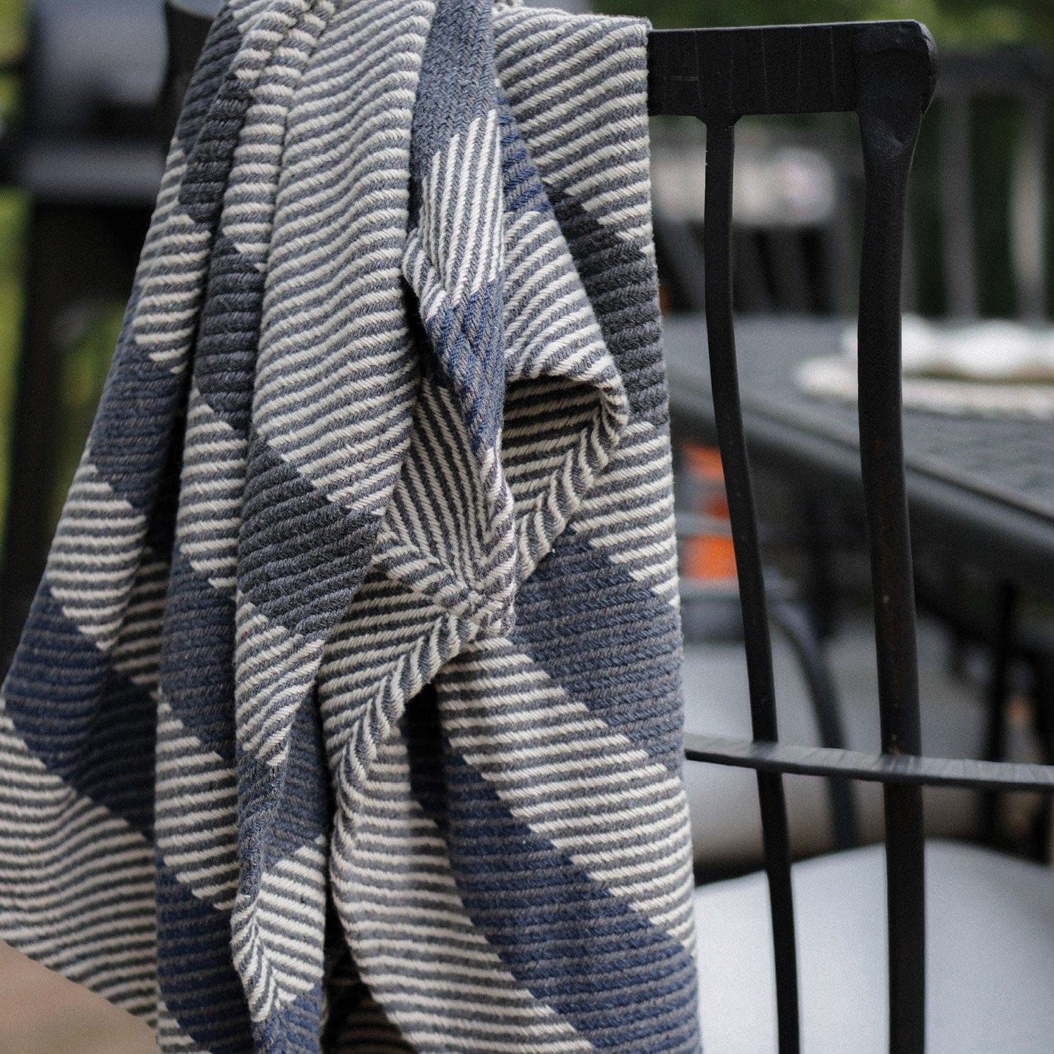 North Star Voyager Throw - Gray/Blue Current Full Price group-gallery Machine Washable North Star Voyager Throw sustainable throws