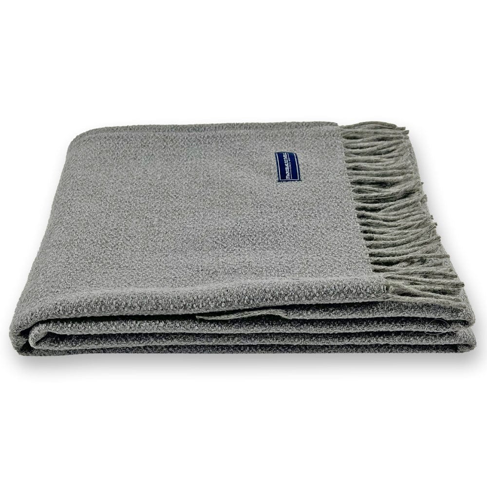Limited Edition Boucle Wool Throw Blanket active Current group-gallery machine washable Solids