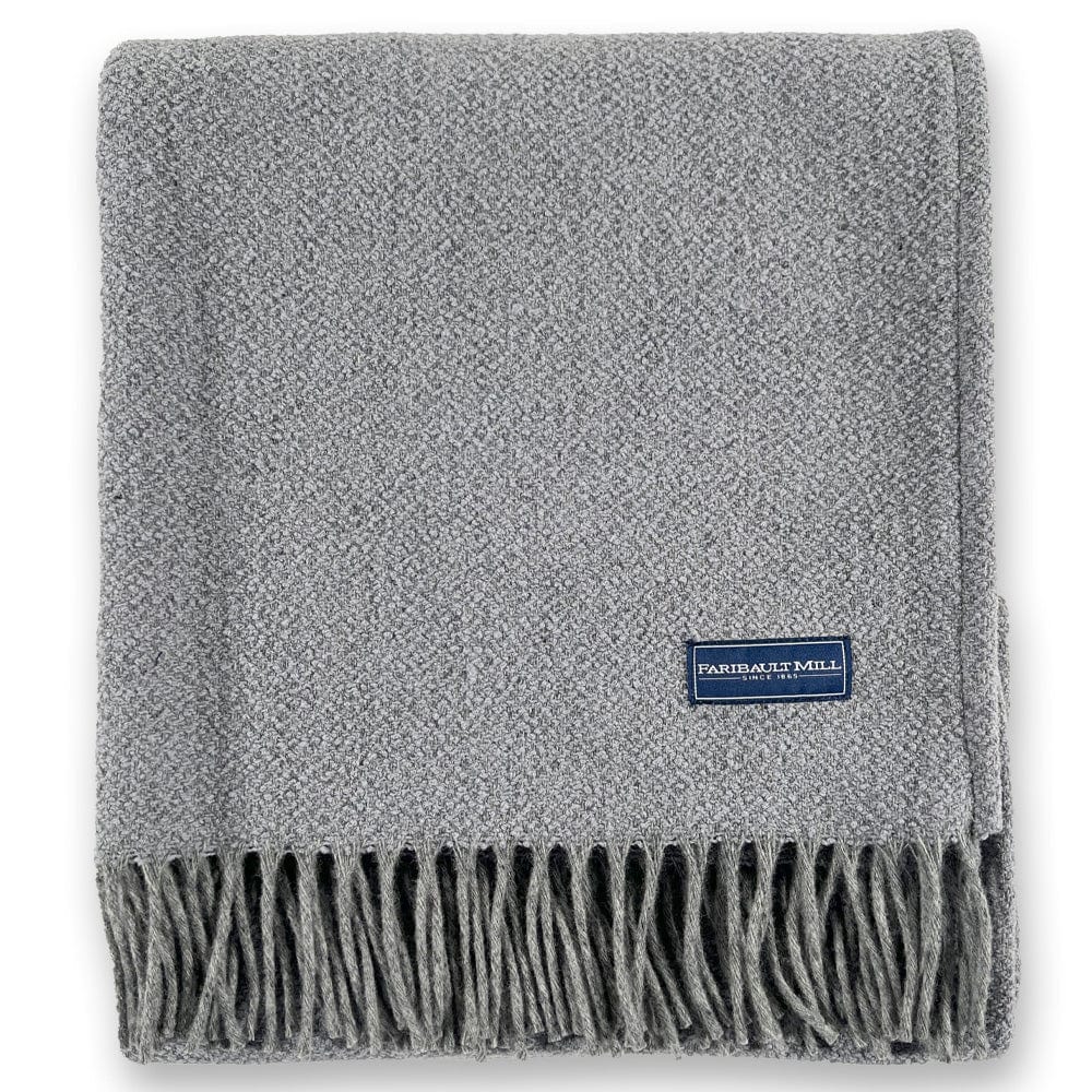 Limited Edition Boucle Wool Throw Blanket active Current group-gallery machine washable Solids