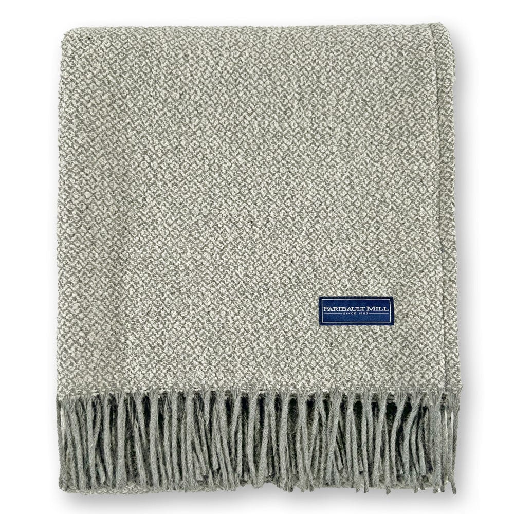 Limited Edition Boucle Wool Throw Blanket active Current group-gallery machine washable Solids