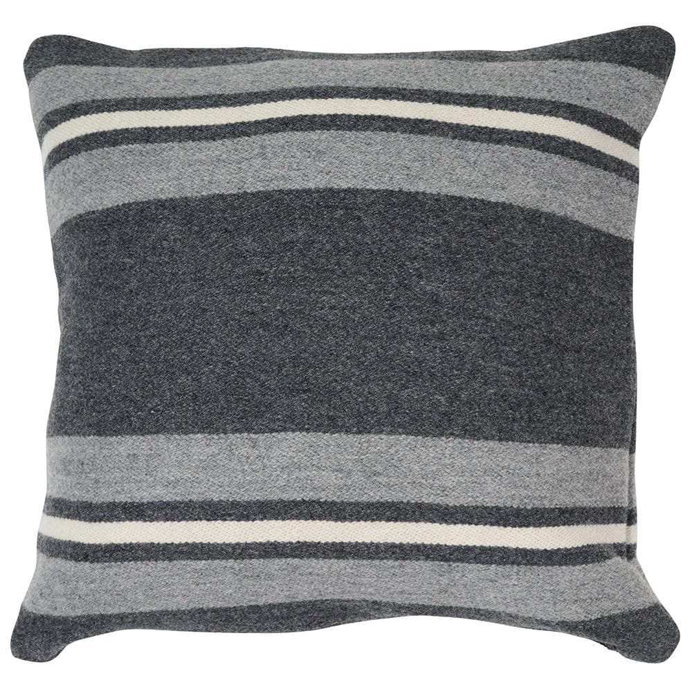 Cabin Pillow Case - Charcoal 20" x 20" active Cabin Pillow Case Current Dry clean or hand wash group-gallery New Lower Price Stripes