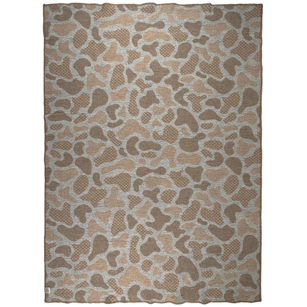 Limited Edition Camo Wool Throw Blanket - Tan active Current Dry clean or hand wash Full Price group-gallery
