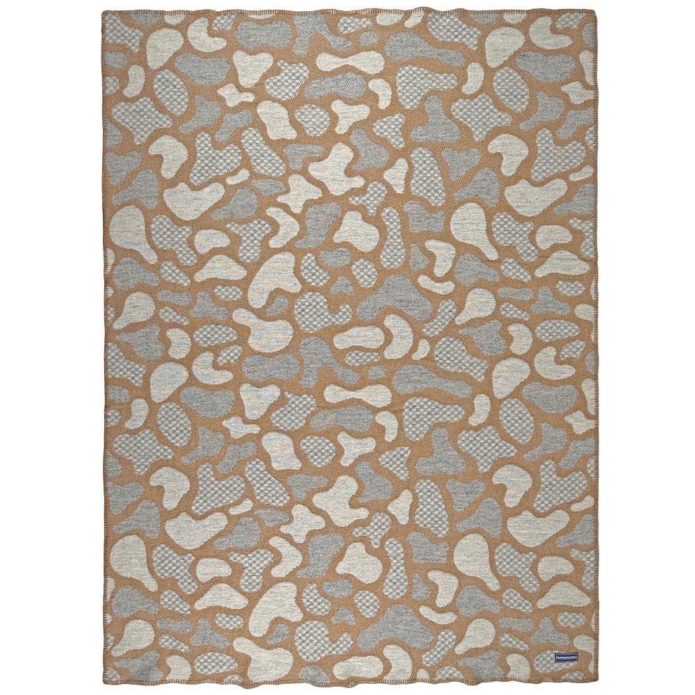 Limited Edition Camo Wool Throw Blanket - Tan active Current Dry clean or hand wash Full Price group-gallery