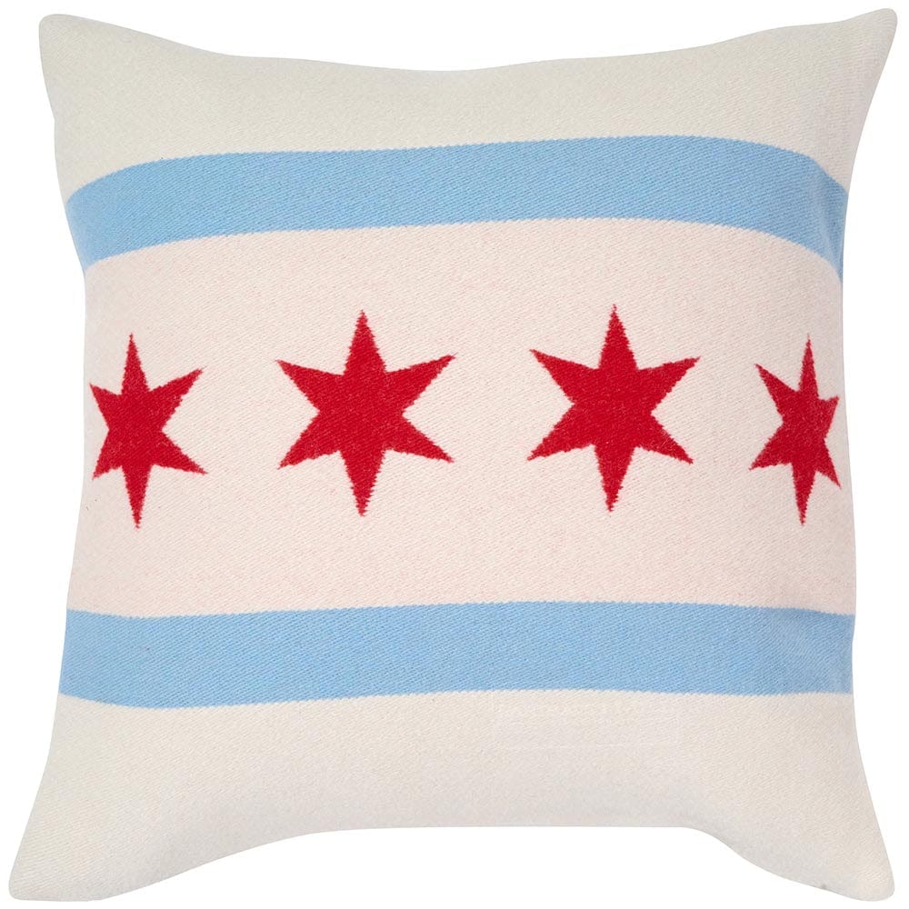 Chicago Flag Pillow Case Chicago Flag active Current Dry clean or hand wash Sale