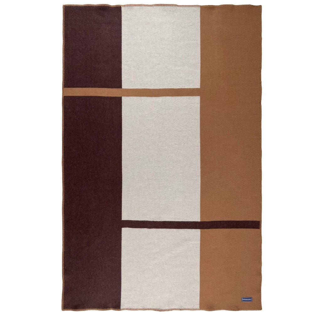 Limited Edition Color Block Wool Throw Brown active Current Dry clean or hand wash group-gallery Stripes