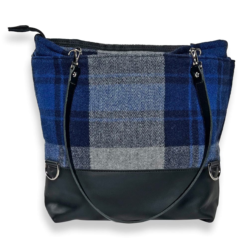 Convertible Wool & Leather Tote - Duluth Pack x Faribault Mill Blue active Current Duffle Bags Sale Spot Clean