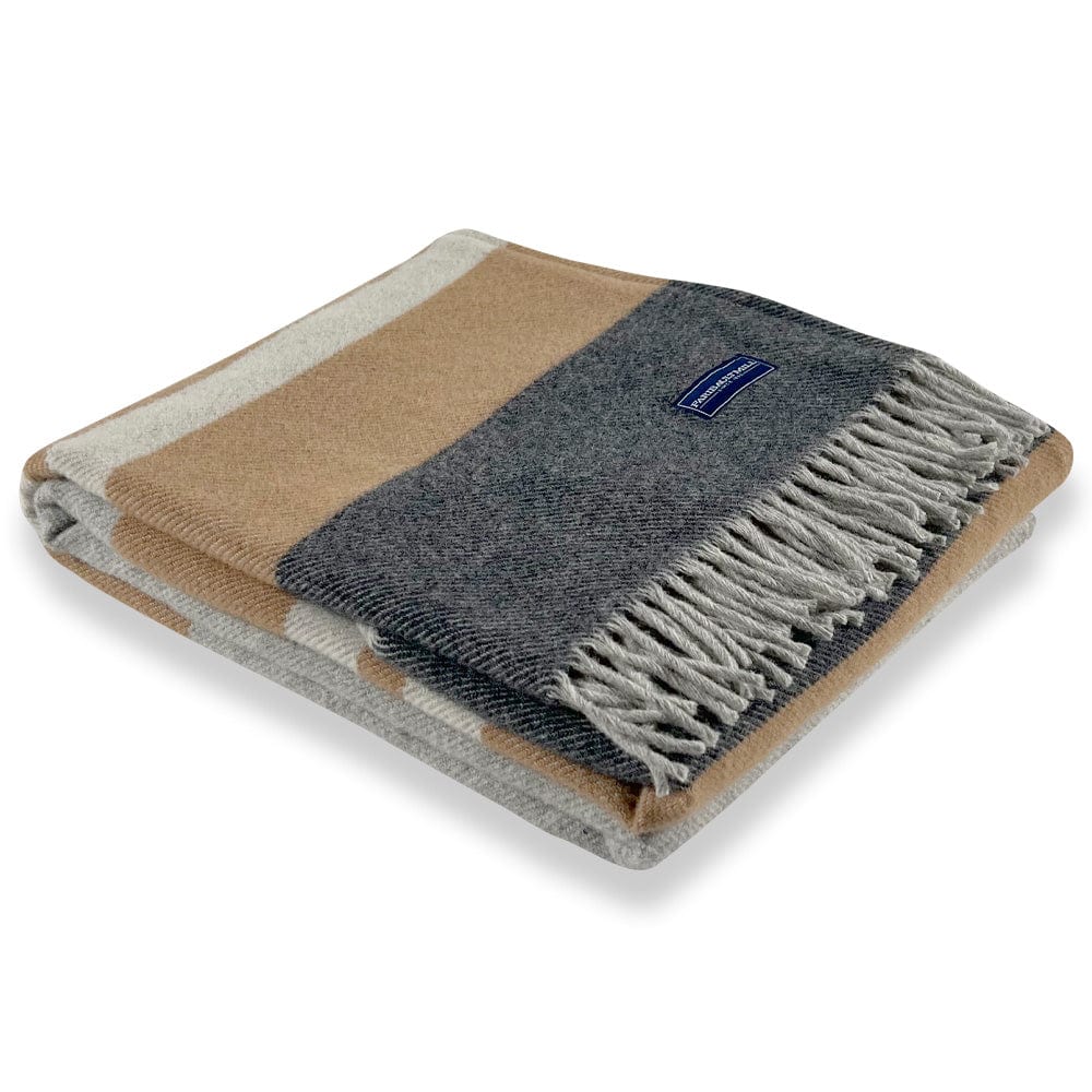 Cottage Wool Throw Blanket Beige Gray active Full Price group-gallery machine washable Patterns & Plaids