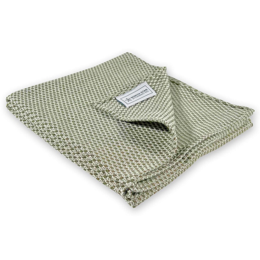 North Star Crepe Throw - Green 50" x 60" Current group-gallery Machine Washable North Star Crepe Throw sustainable throws