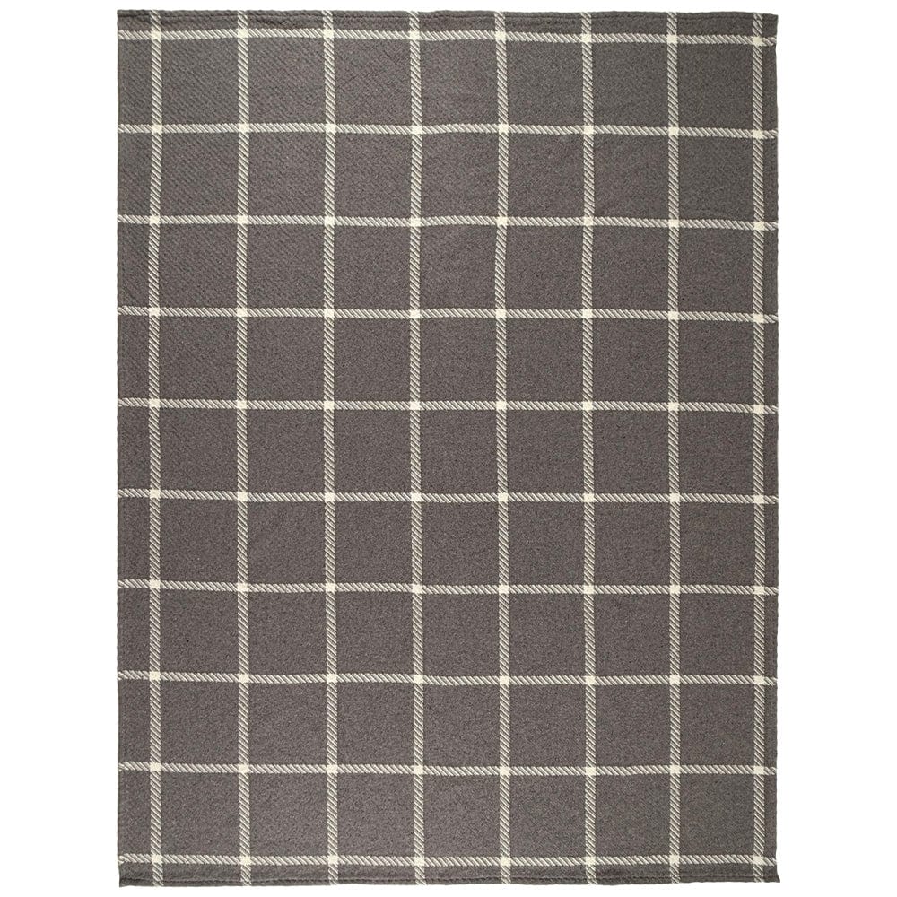 North Star Crocus Hill Throw - Gray Current group-gallery Machine Washable New Lower Price North Star Crocus Hill Throw personalization Sale sustainable throws
