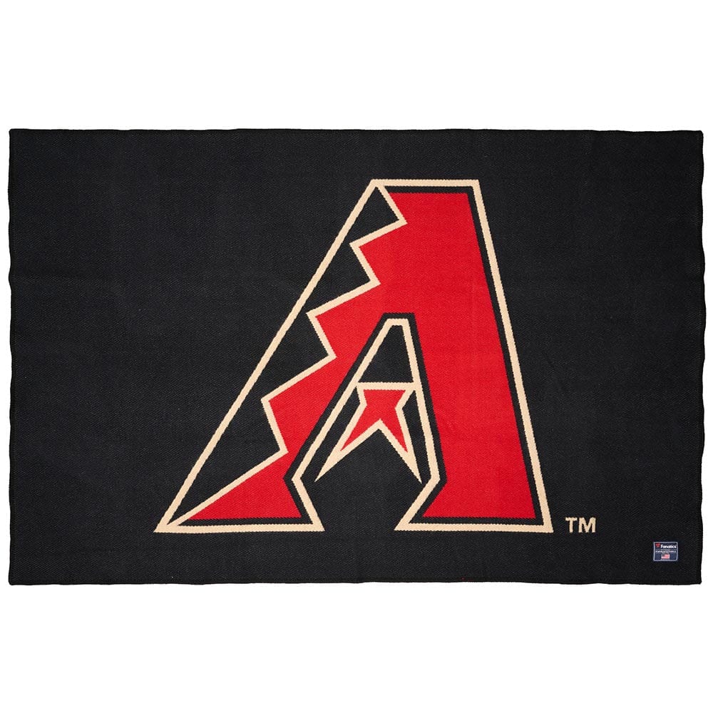 Arizona Diamondbacks Wool Throw Blanket Black active Current Dry clean or hand wash Full Price MLB New Lower Price personalization