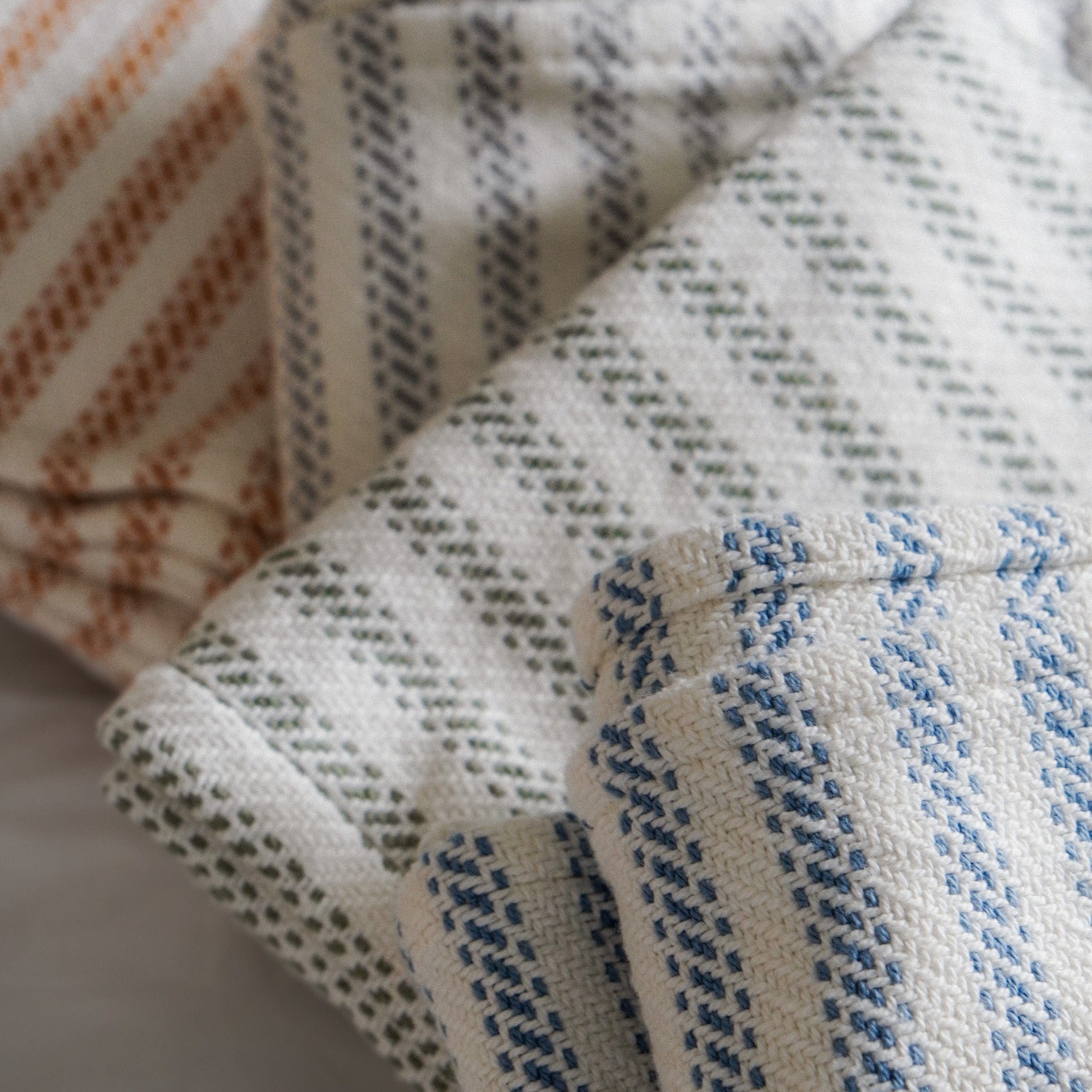 Dockside Cotton Throw active Current group-gallery machine washable Sale Stripes