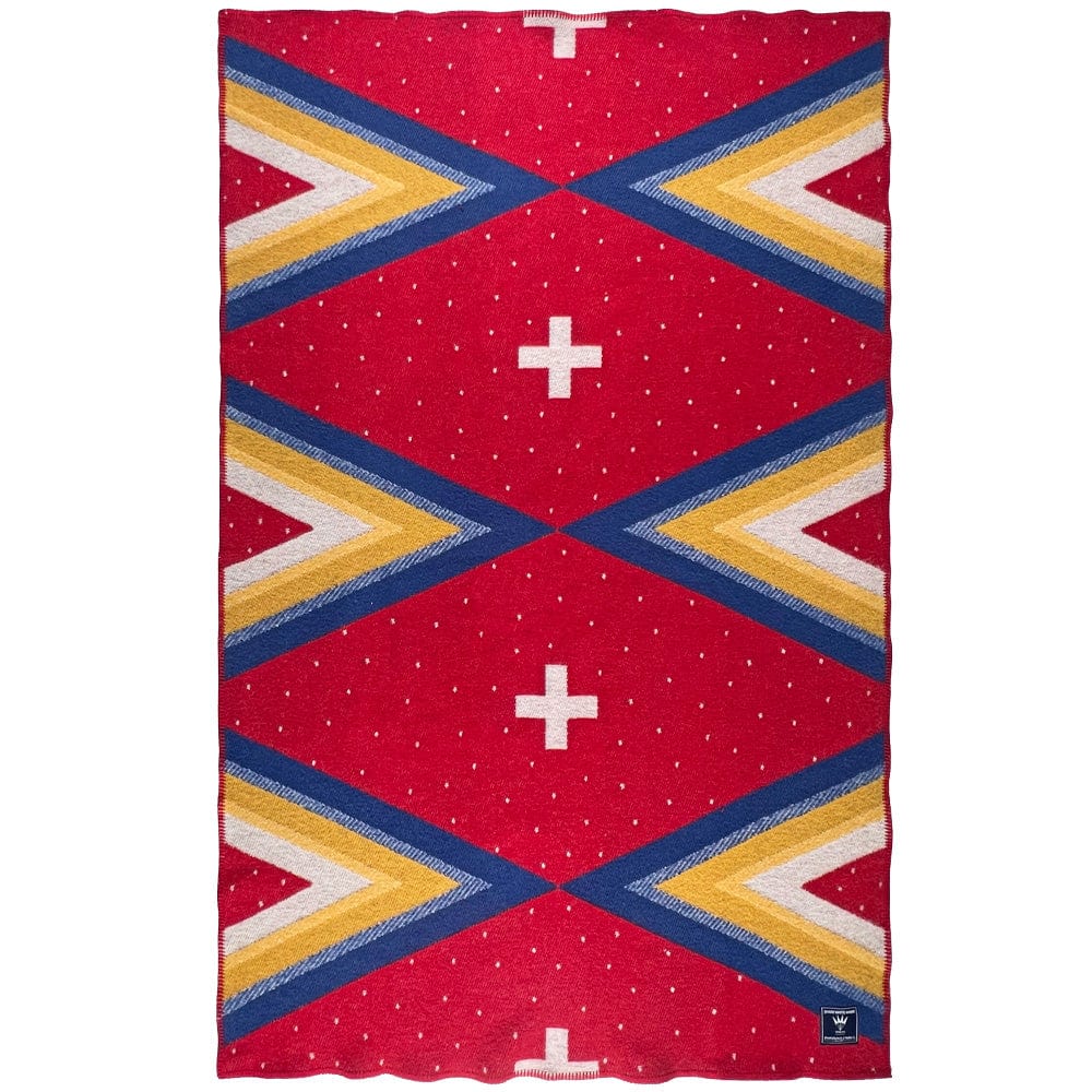 Dyani White Hawk Wool Throw Honor