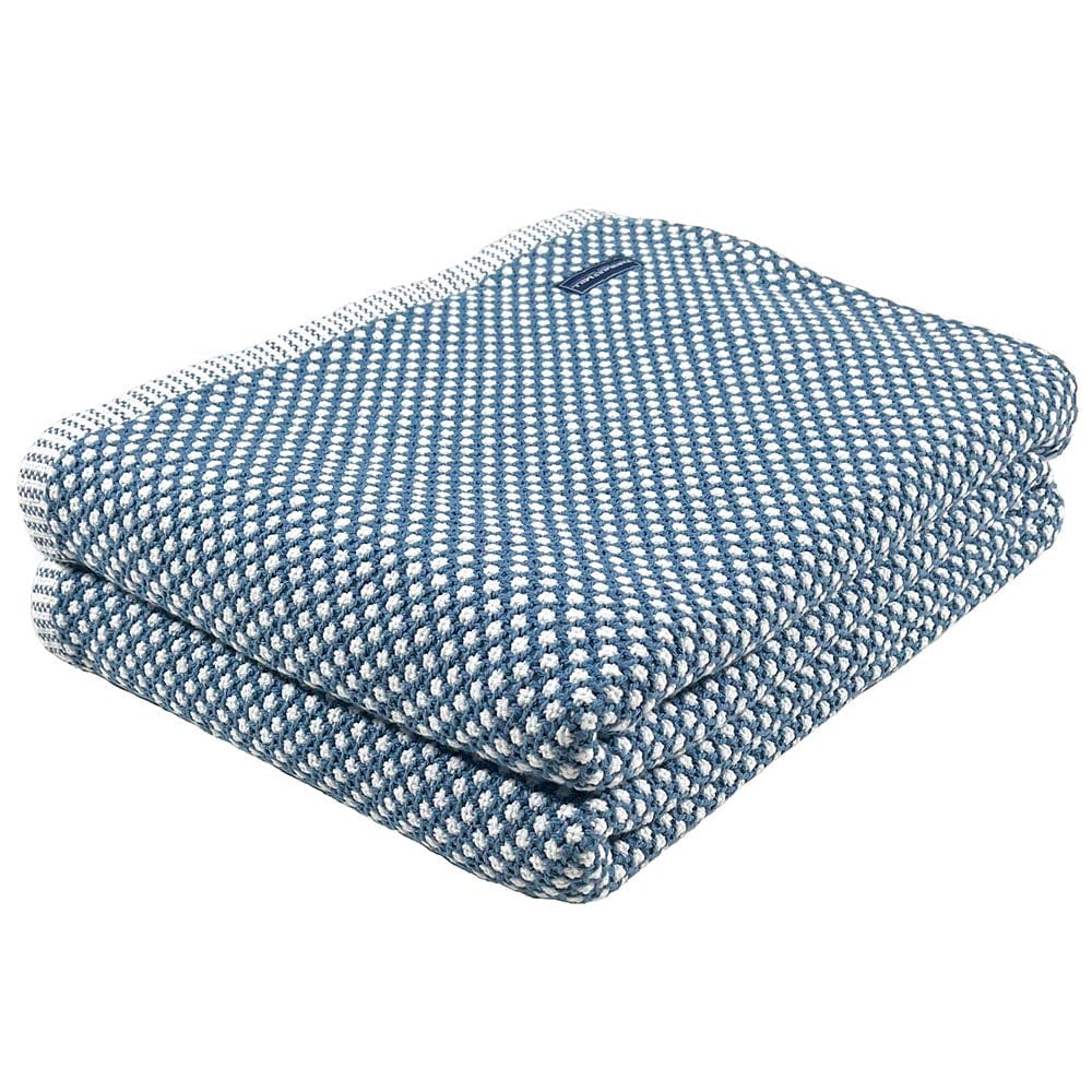 Edgecomb Cotton Blanket French Blue