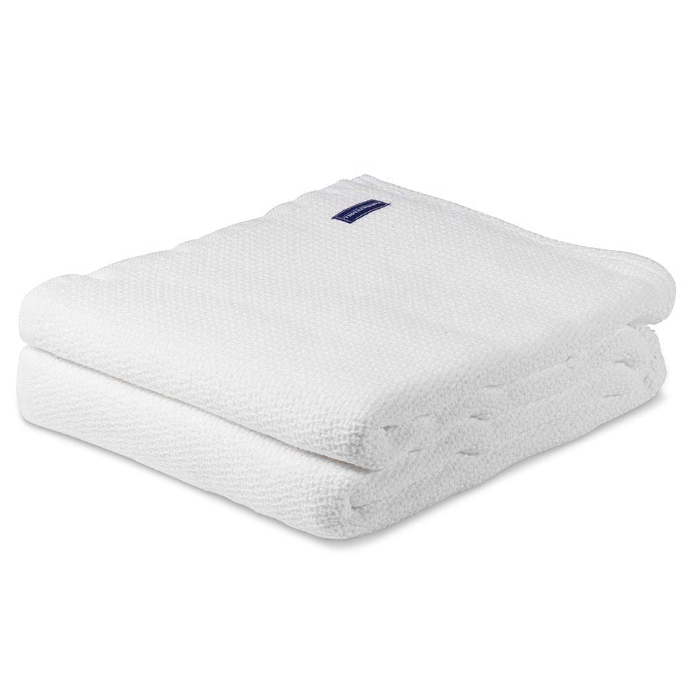 Edgecomb Cotton Blanket White