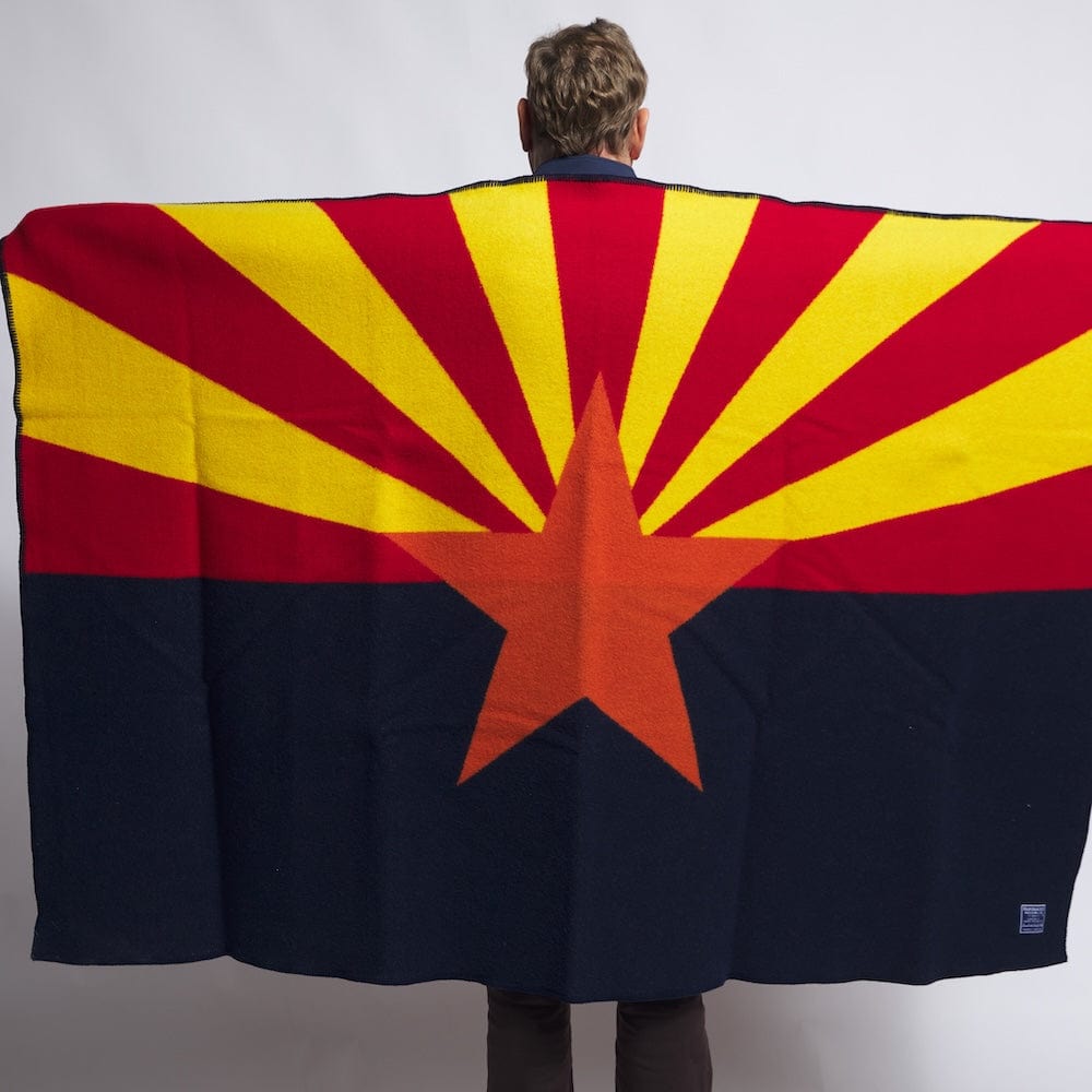 Arizona Flag Wool Throw active Current Dry clean or hand wash Full Price Great Flags