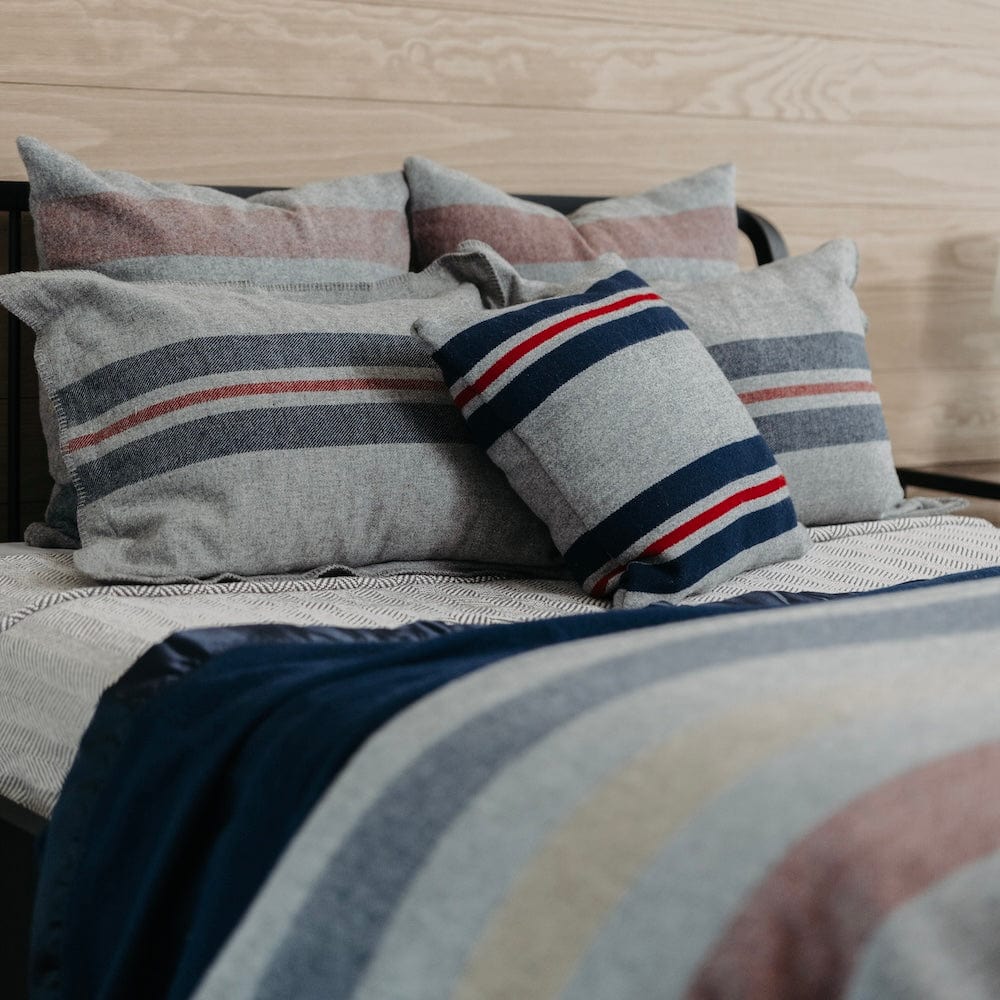 Cabin Pillow Case - Heather Gray active Cabin Pillow Case Current Dry clean or hand wash group-gallery New Lower Price Stripes