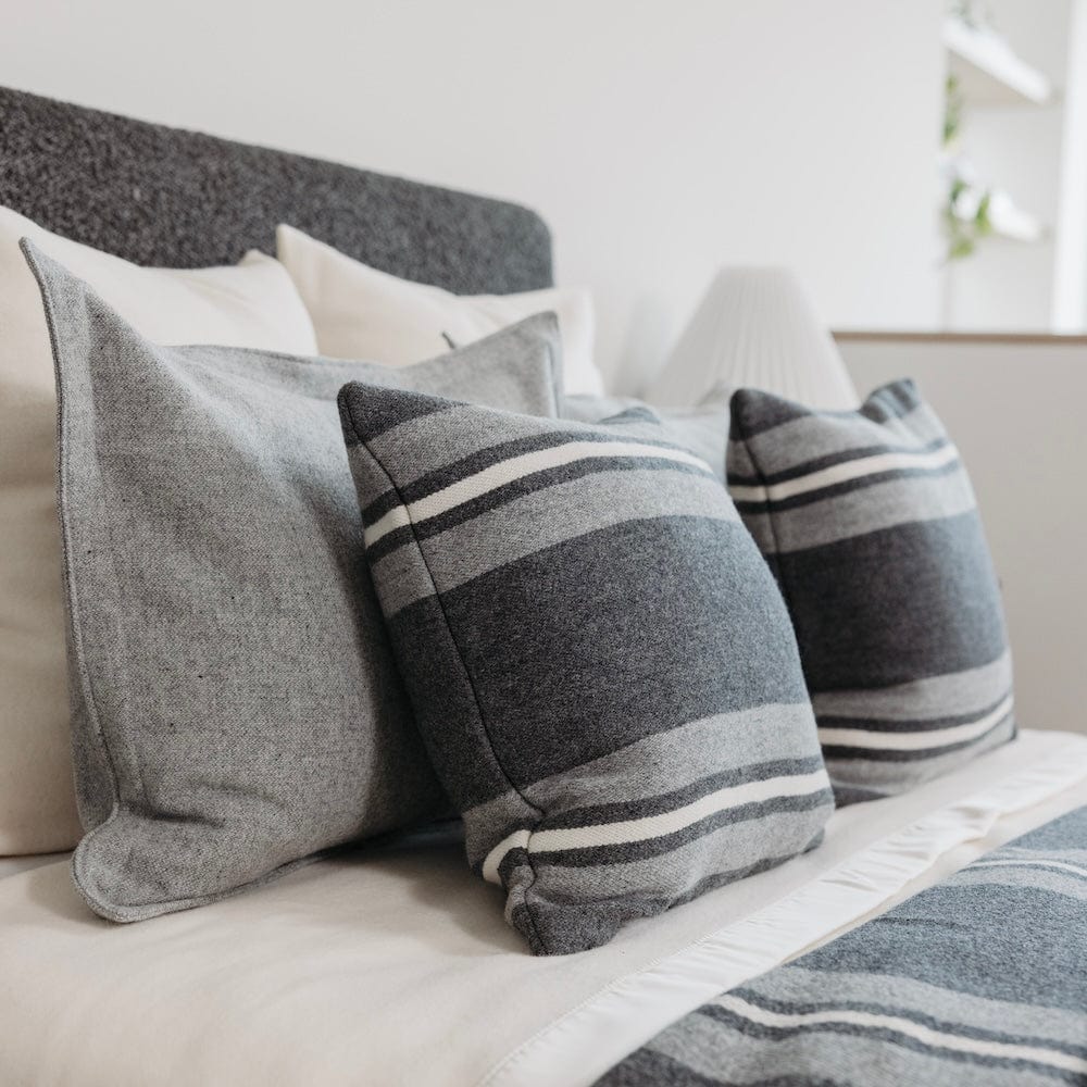 Cabin Pillow Case - Charcoal active Cabin Pillow Case Current Dry clean or hand wash group-gallery New Lower Price Stripes