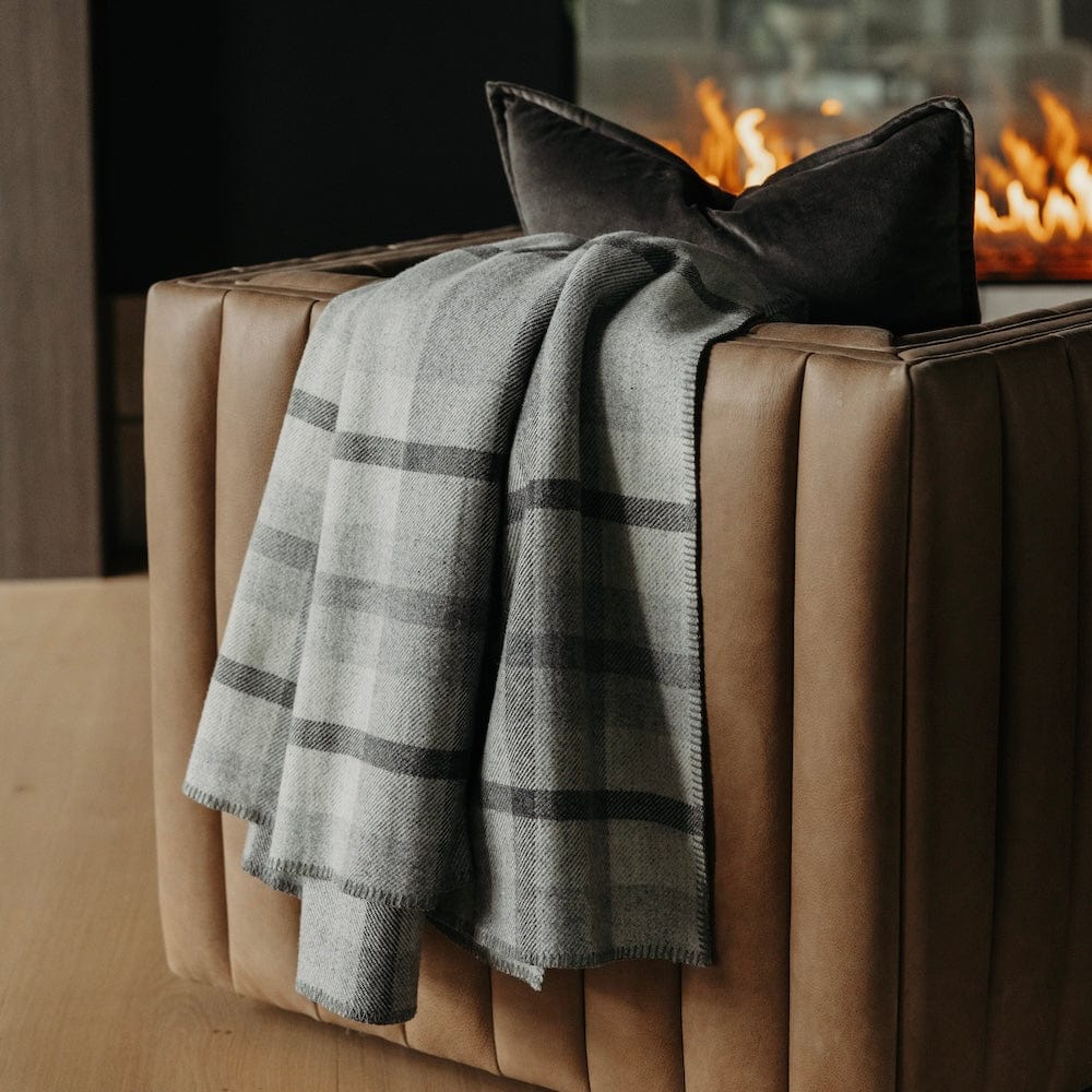 Northfield Plaid Wool Throw Blanket active Current Full Price group-gallery machine washable Patterns & Plaids personalization