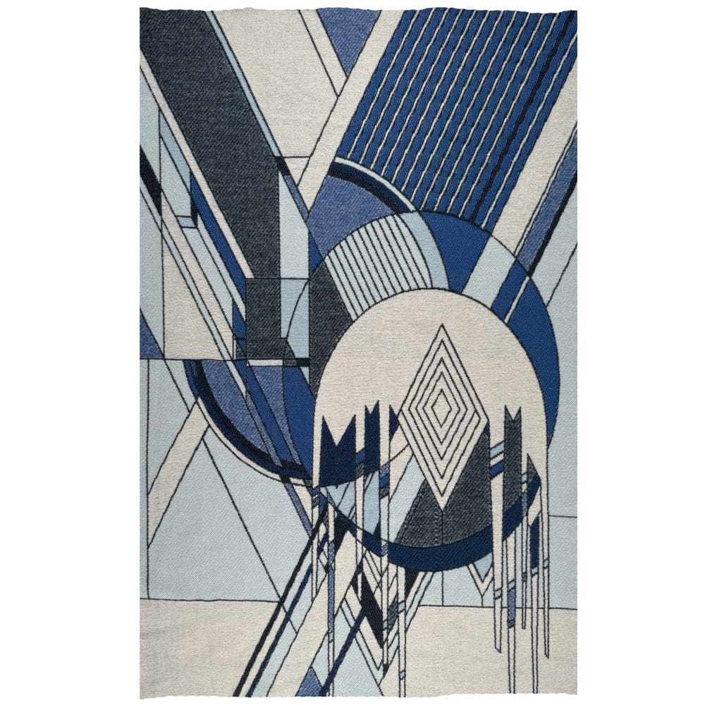 Frank Lloyd Wright Frozen Spheres Wool Throw 42" x 65" active Current Dry clean or hand wash Frank Lloyd Wright Full Price