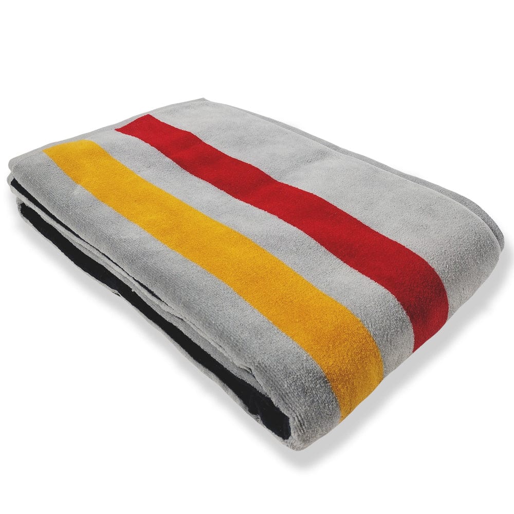 Frontier Towel - Gray 34" x 70" active Current Frontier Towel Full Price group-gallery machine washable Stripes