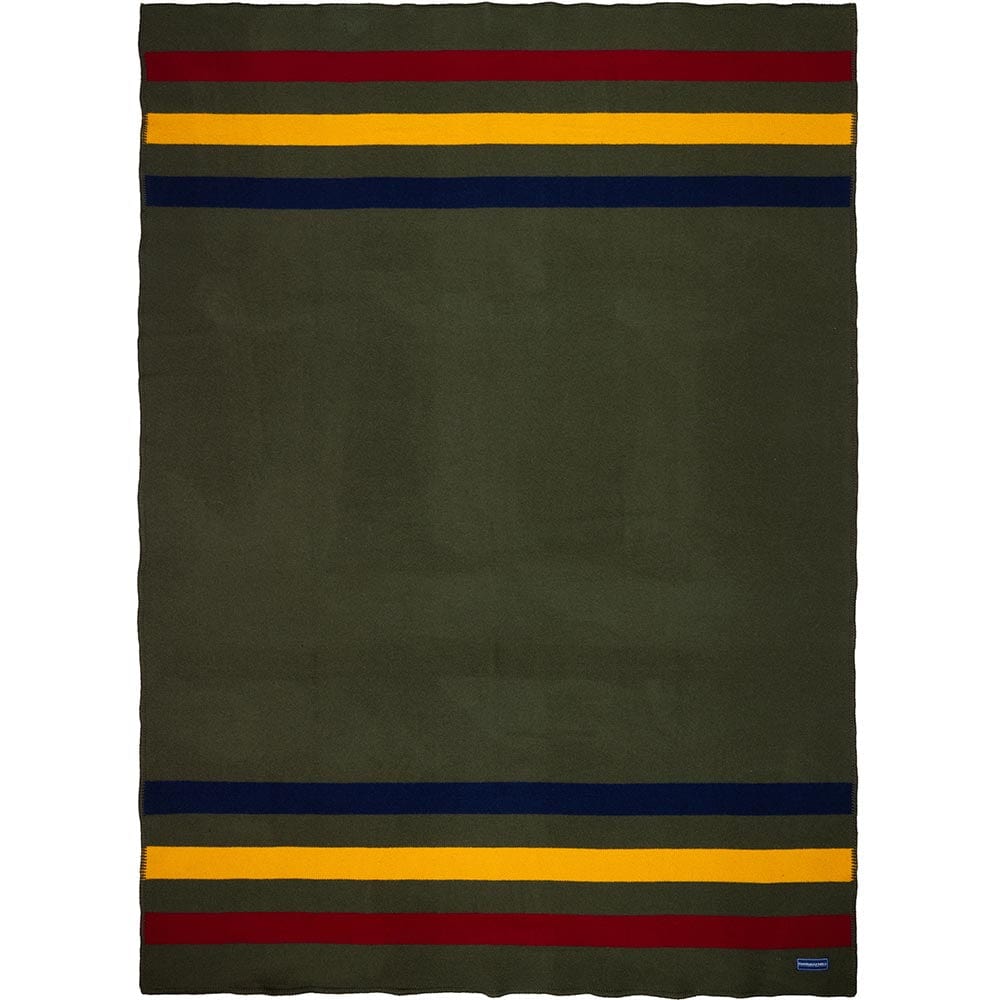 Frontier Wool Throw Blanket - Jacquard Skus for Stores active Current Dry clean or hand wash group-gallery Stripes