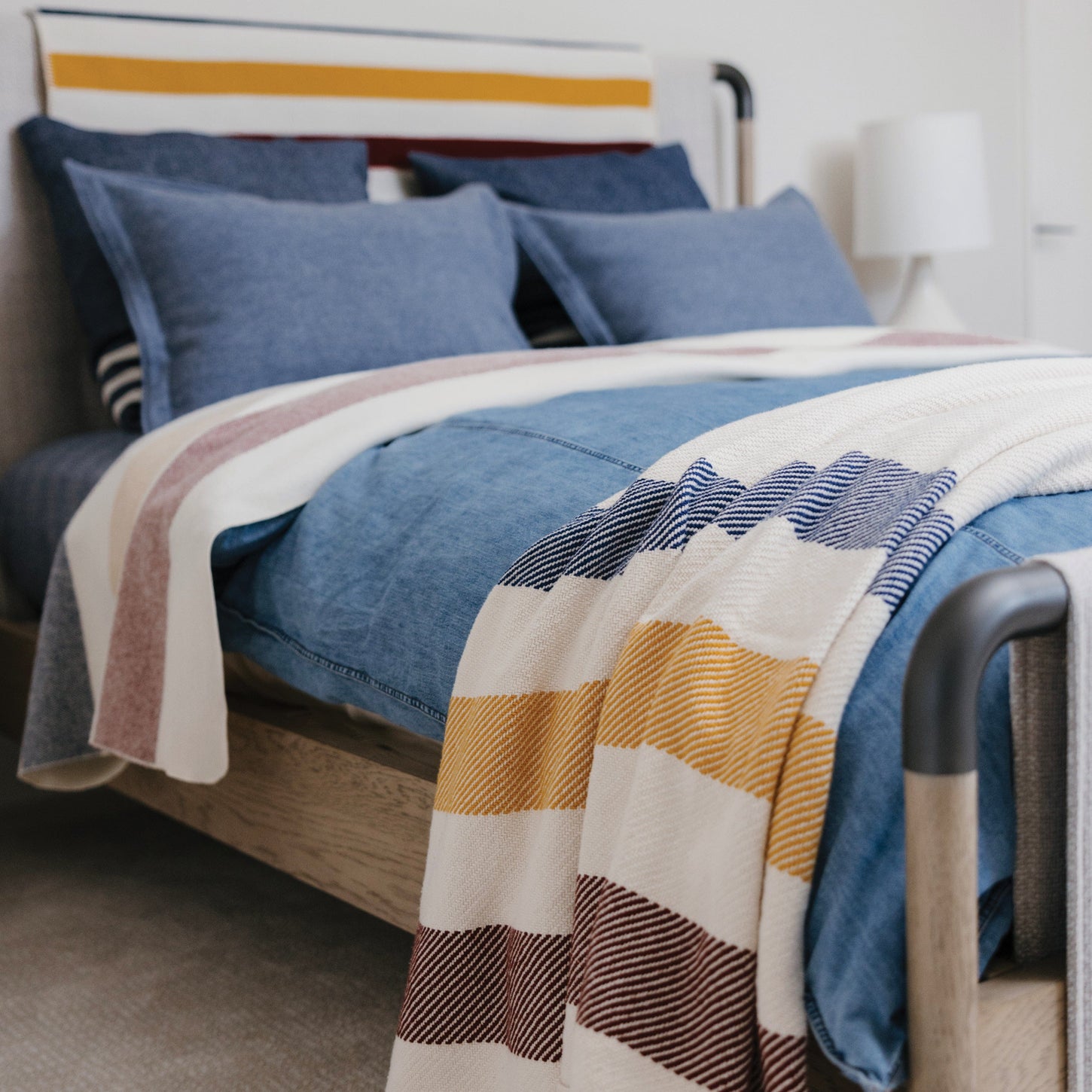 Frontier Wool Throw Blanket Faribault Mill